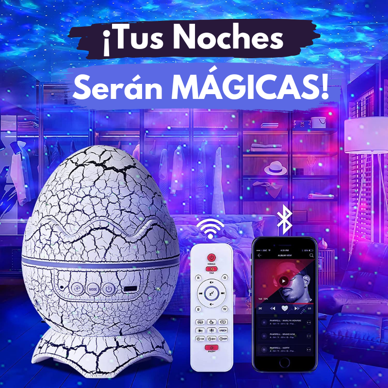 DinoEgg™ - Proyector Auroras Boreales
