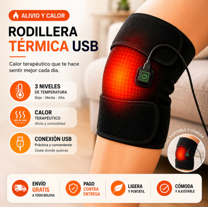 WarmKnee - Rodillera Térmica USB