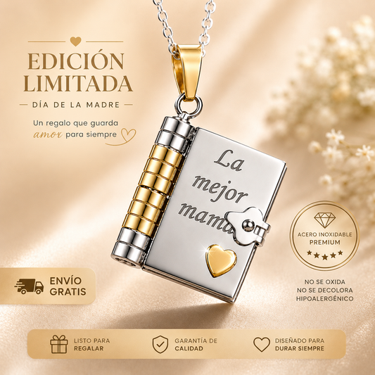 Collar Libro - Día de la Madre