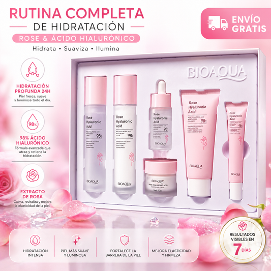 HydraRose™ - Kit Rosas y Ácido Hialurónico