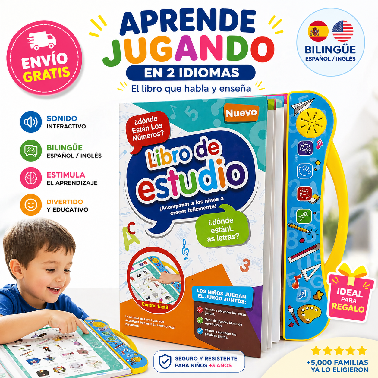 VozKids - Libro Didáctico Bilingüe